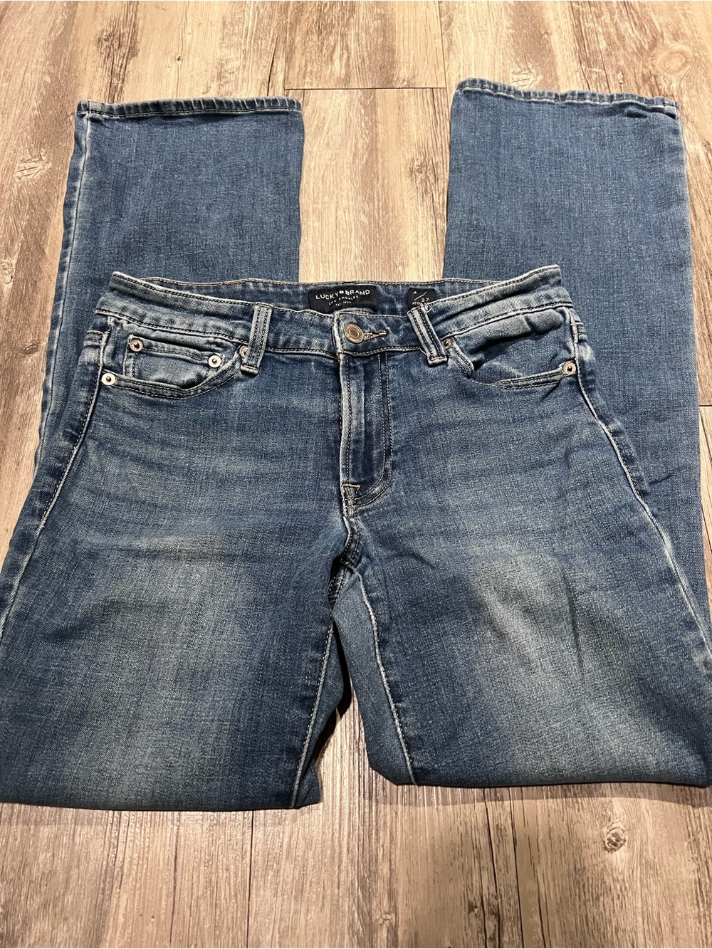 Lucky Brand Women's Medium Blue Straight-Leg Jeans
